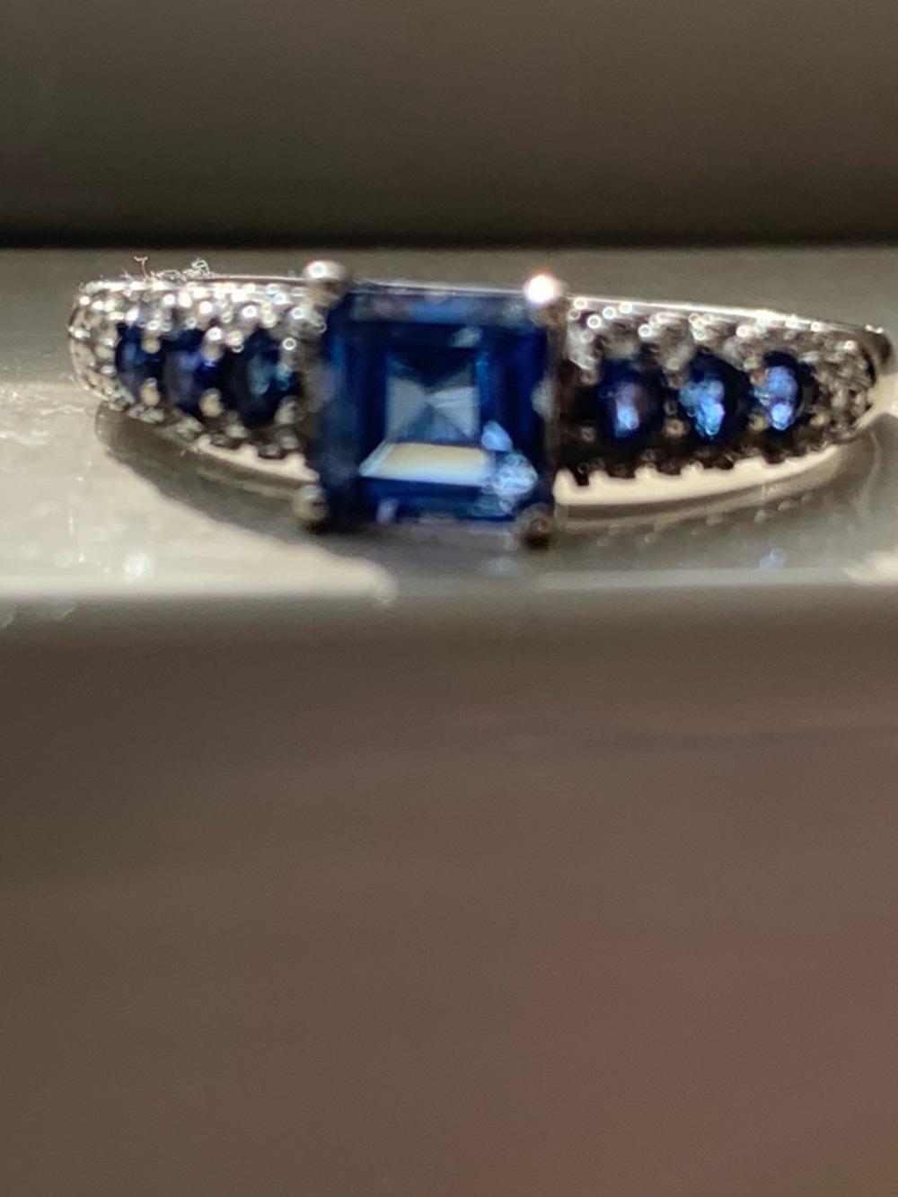 Samuel Aaron Sapphire Ring size 5.5 PRICE DROP – SHIPS TOMORROW - Picture 6 of 9